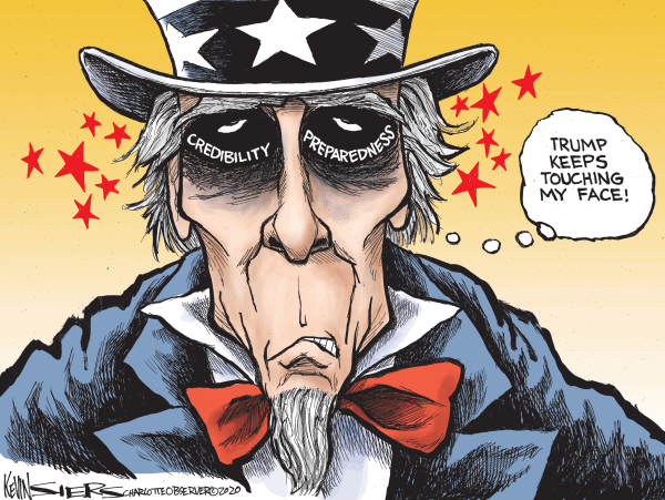 U.S. and Coronavirus by Kevin Siers, The Charlotte Observer, NC